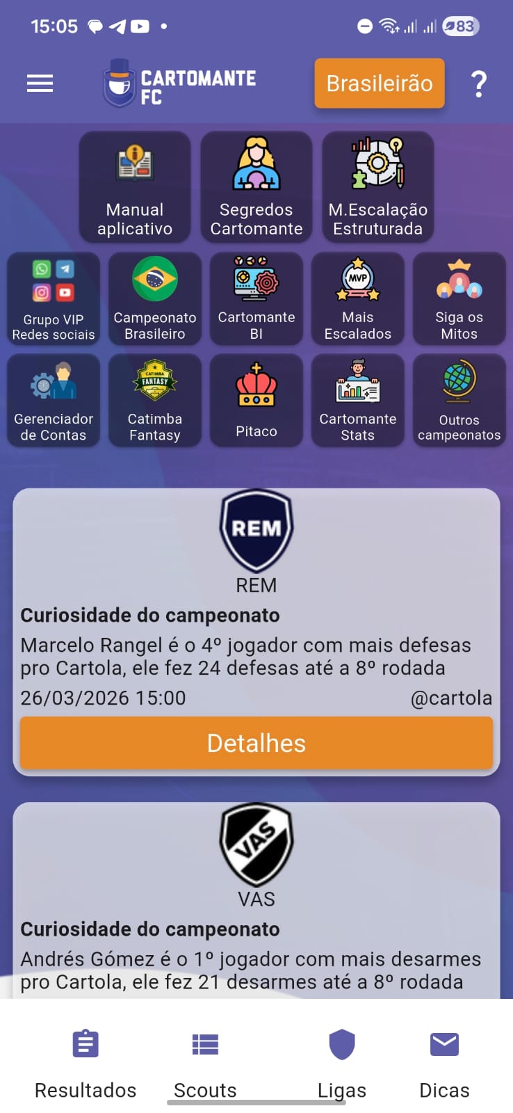 App Cartomante FC